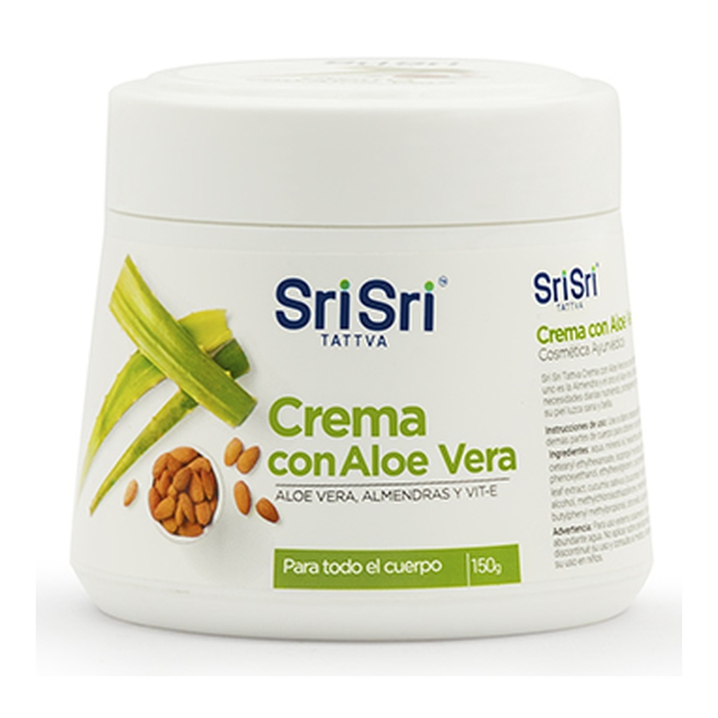Crema Corporal con  Aloe Vera y Aceite de Almendras x 150 g