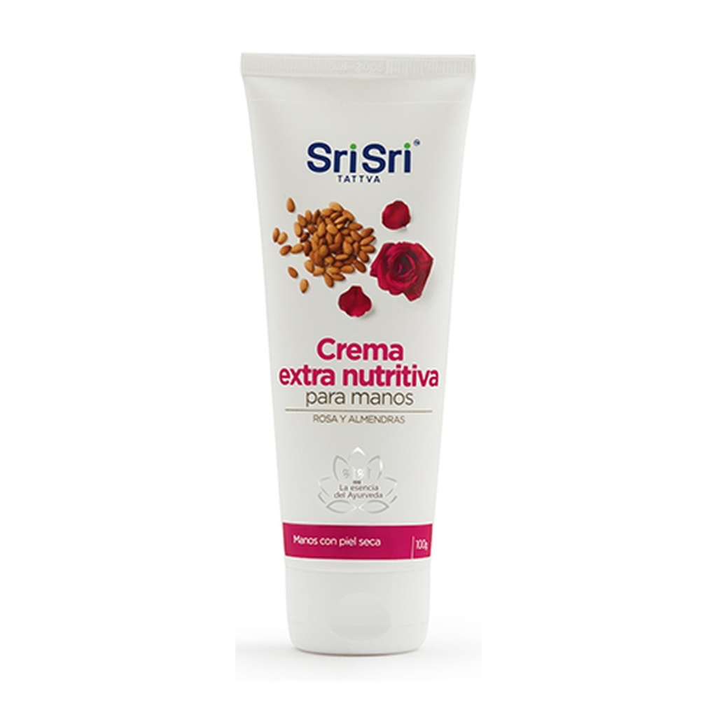 Crema Extra Nutritiva con Rosas y Almendras Manos x 100 g